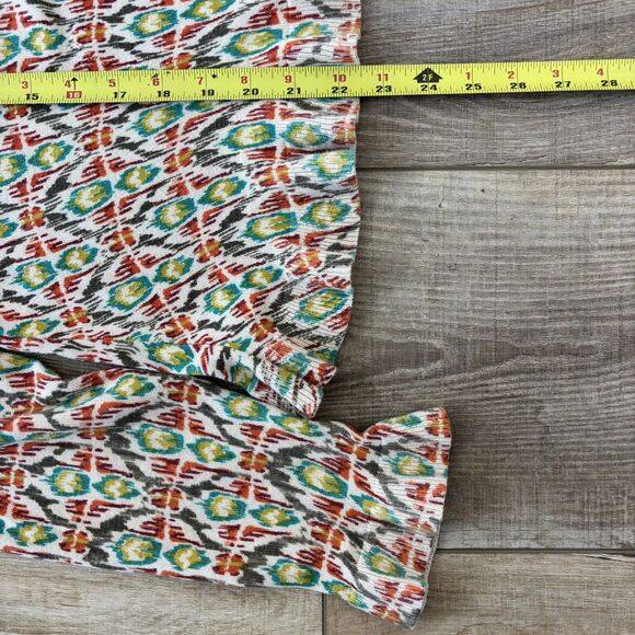 Sundance Womens Cardigan Size XL Ruffle Stretch Cotton Artsy Boho Folk Festival - Picture 11 of 11